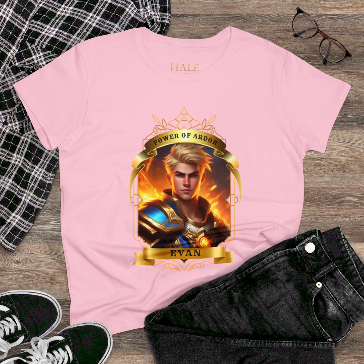 Evan, Power Of Ardor -  Juniors'  Graphic T-Shirt