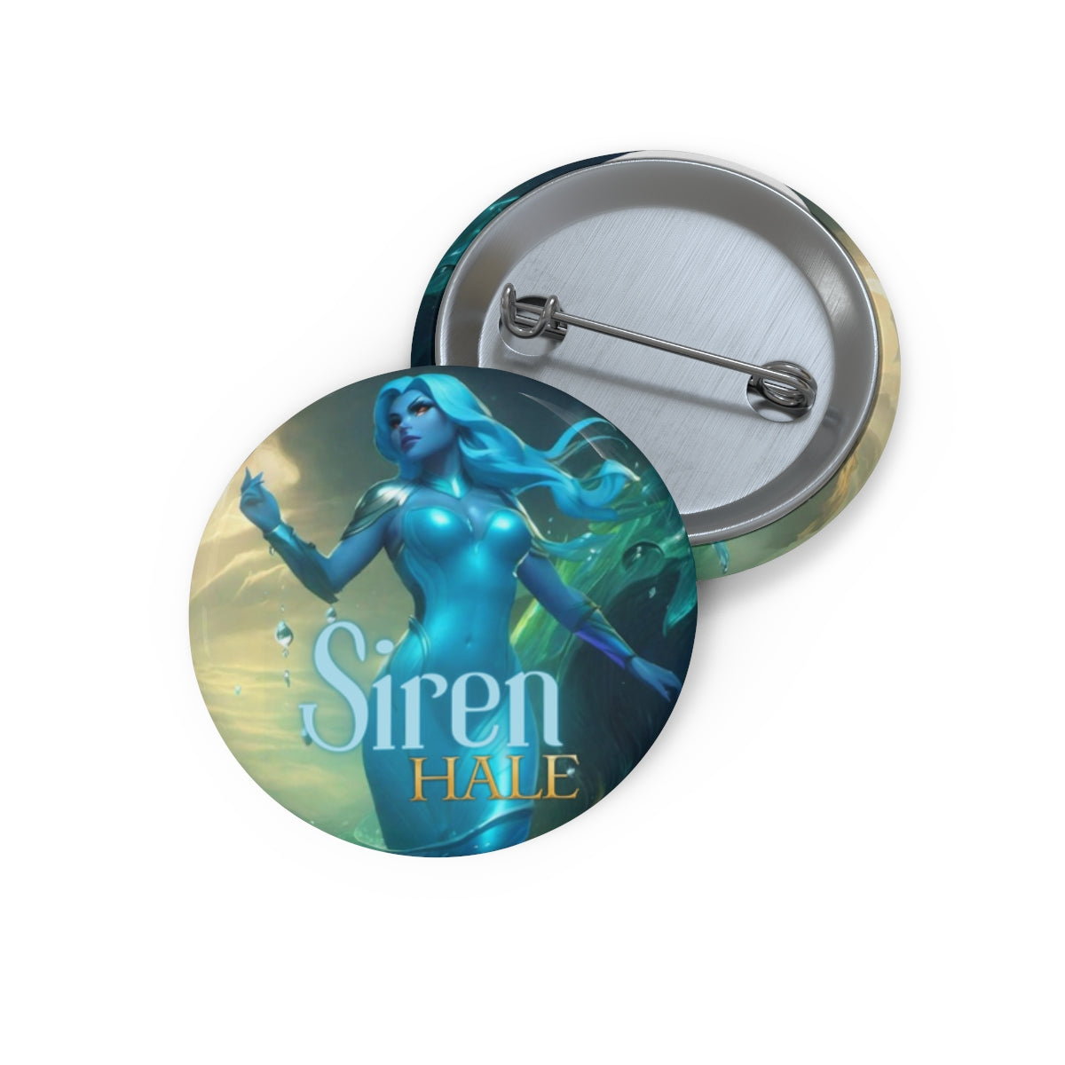 Ellionna Siren Pin Button – The Song of the Sea-HALE