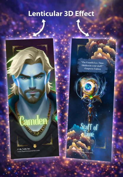Camden and The Staff of Time - Lenticular Bookmark
