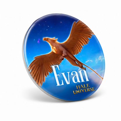 Evan, Griffin Form - Pin Button