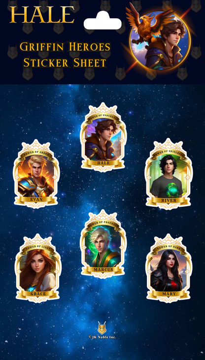 Griffin Heroes Sticker Sheet