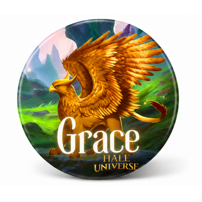 Grace, Griffin Form - Pin Button
