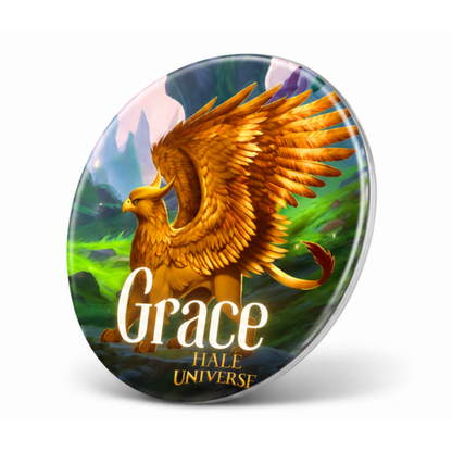 Grace, Griffin Form - Pin Button