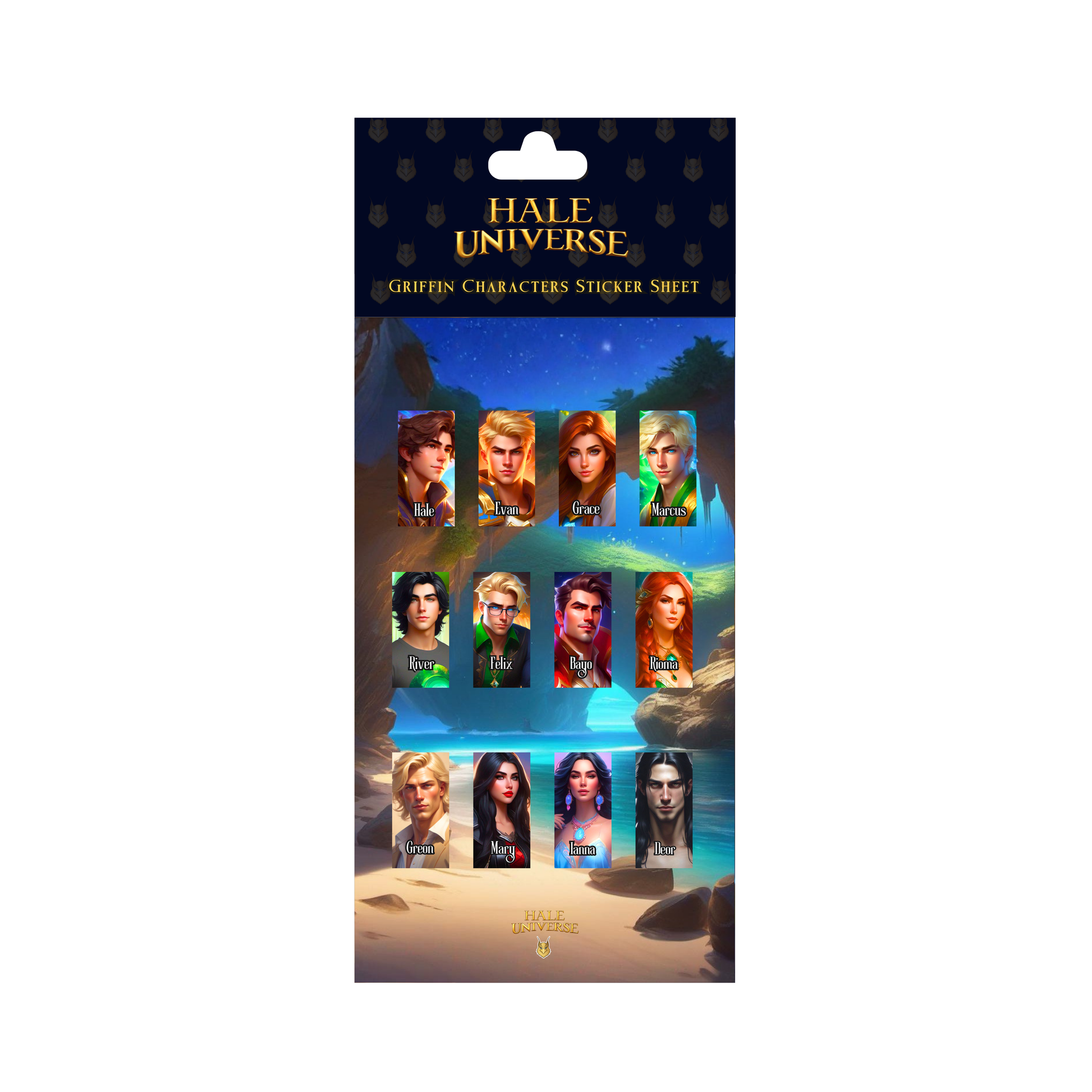 Griffin_character_sticker_sheet_front