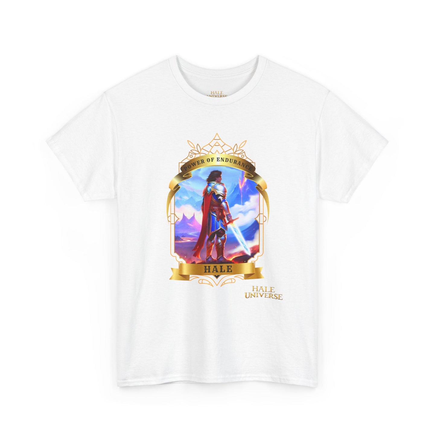 Hale Epic, Power of Endurance - Graphic Cotton T-Shirt- White- Unisex