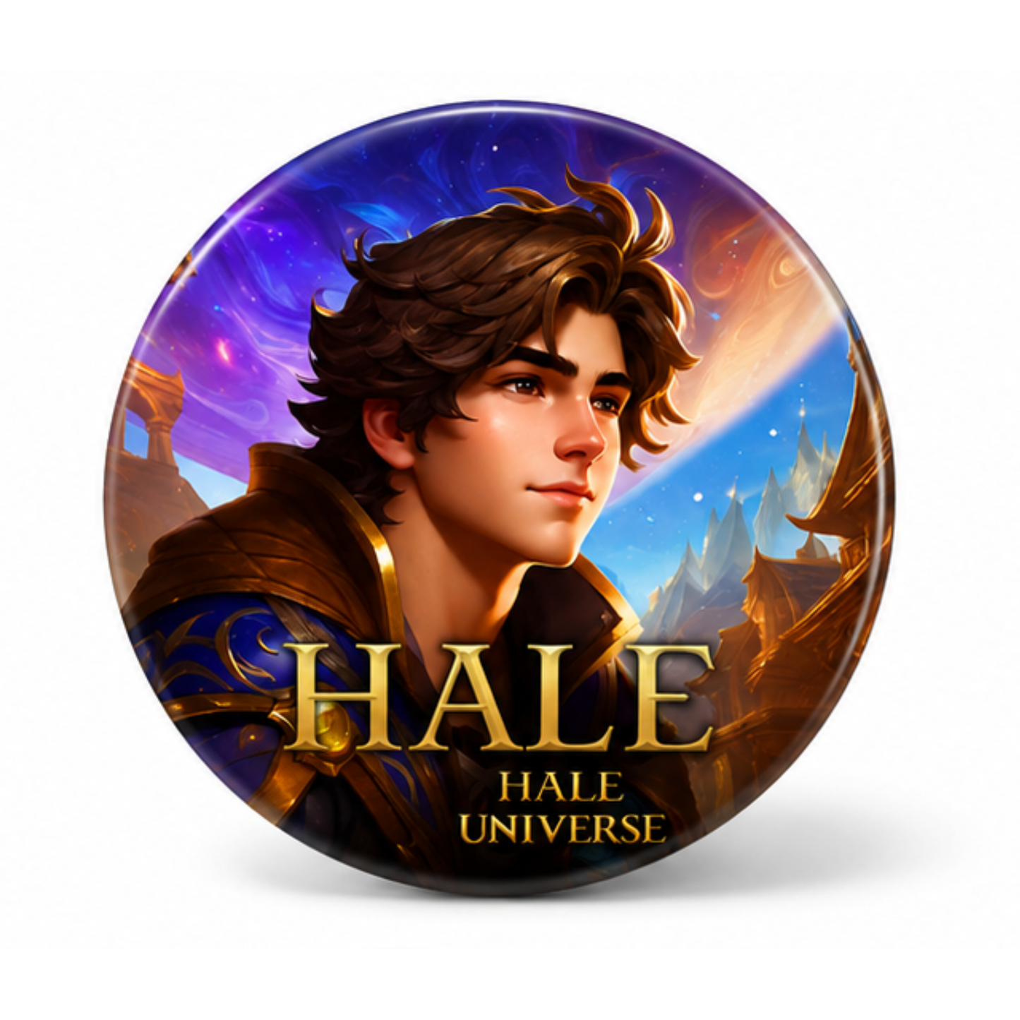Hale, Human Form - Pin Button