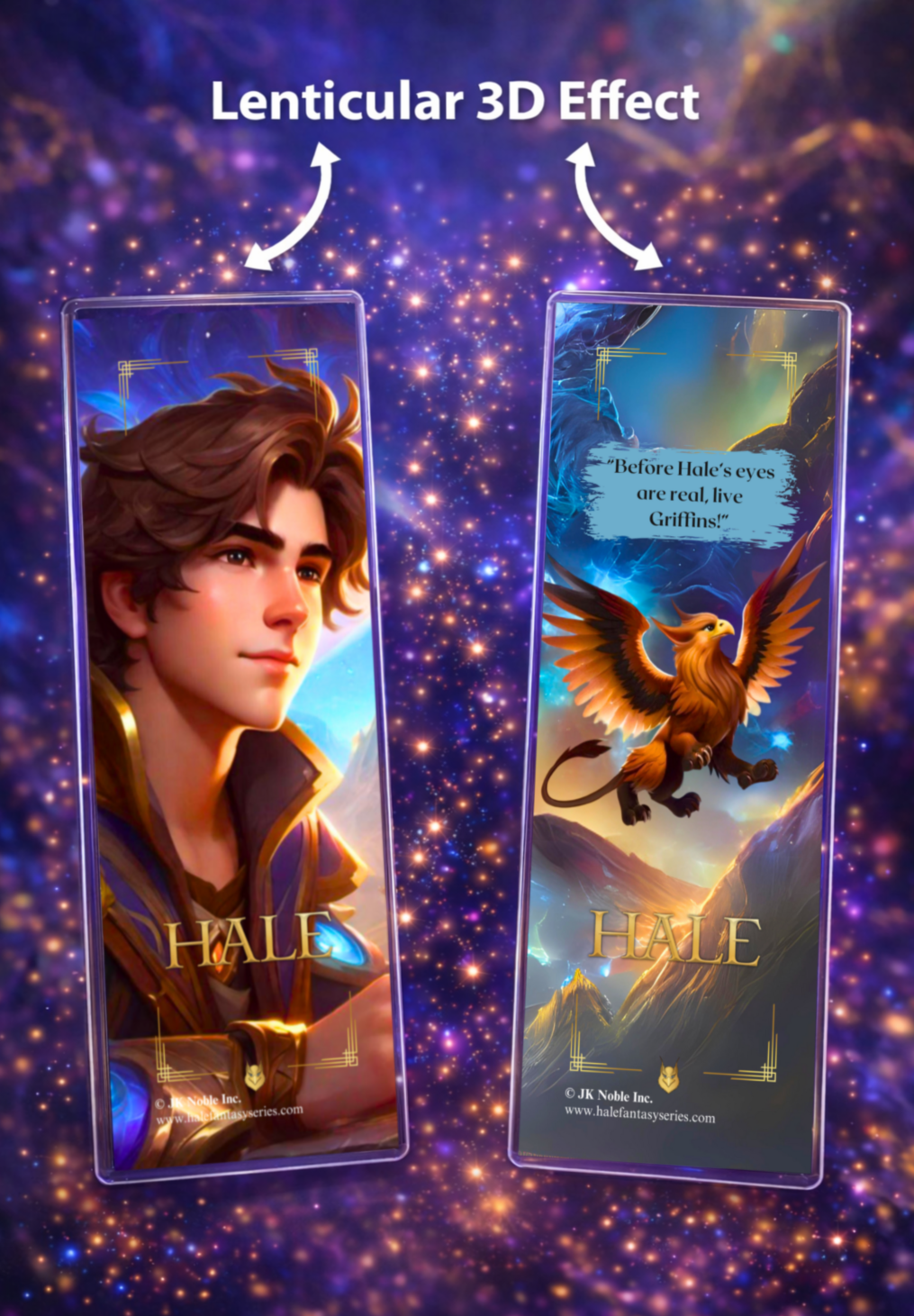 HALE - Transforming Griffin Lenticular Bookmark