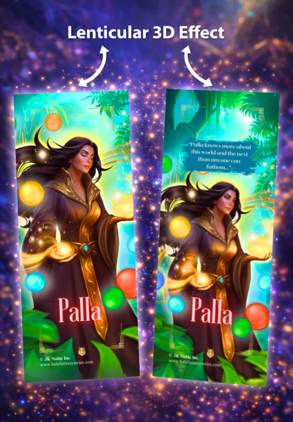 Palla, The Spirit Guide - Lenticular Bookmark