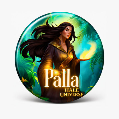 Palla, Spirit Guide of the Arketcha Tribe - Pin Button