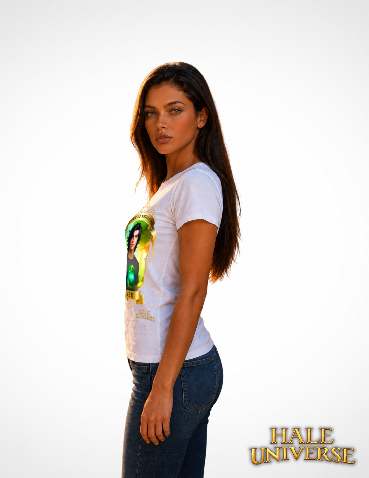 River, Power of Shielding - Graphic Cotton Tee-White- Unisex