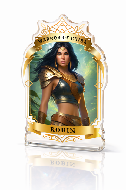 Robin front standee mockup