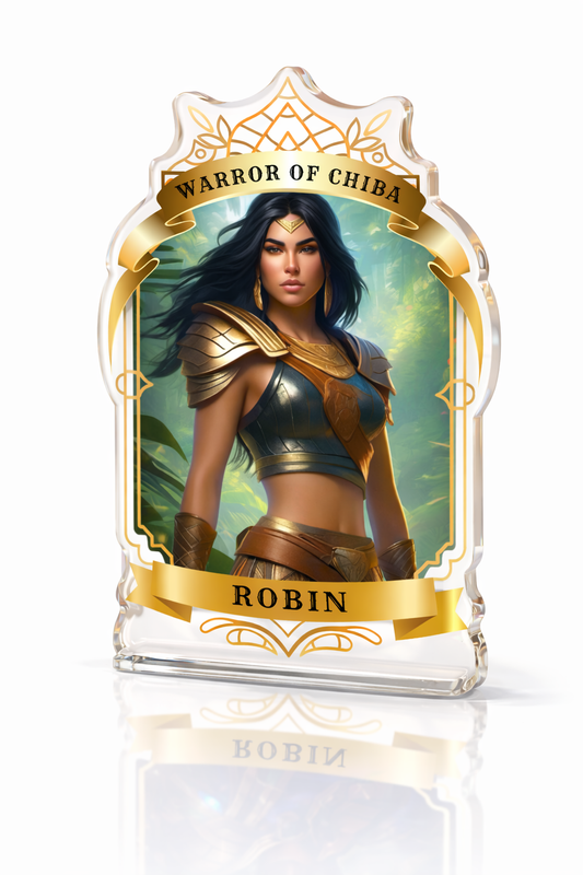 Robin front standee mockup
