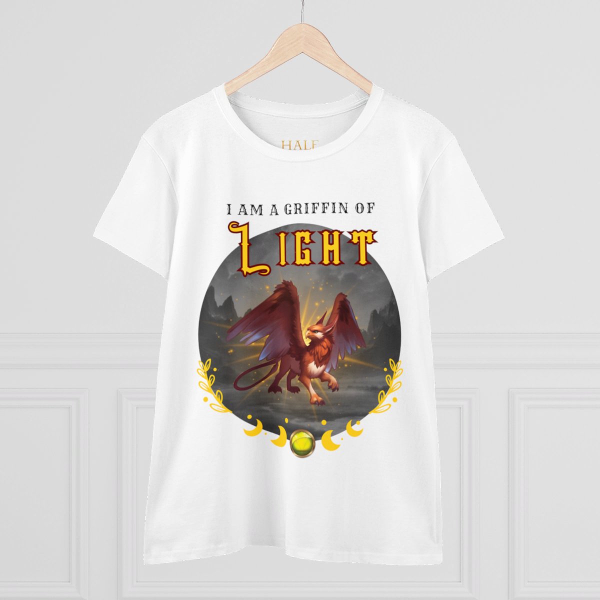 "I Am A Griffin Of LIGHT"- Graphic Cotton Tee