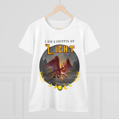 "I Am A Griffin Of LIGHT"- Graphic Cotton Tee