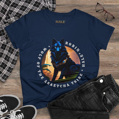 Robin, Wolf of the Arketcha Tribe - Graphic Cotton Tee-HALE