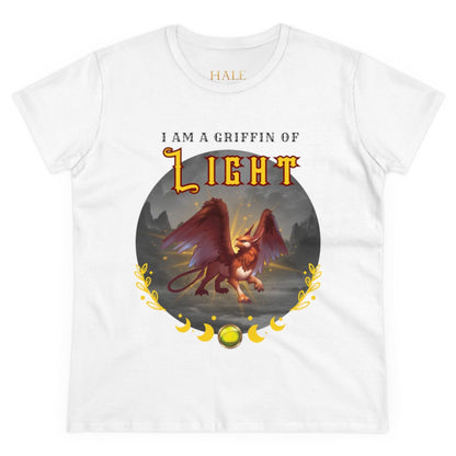 "I Am A Griffin Of LIGHT"- Graphic Cotton Tee