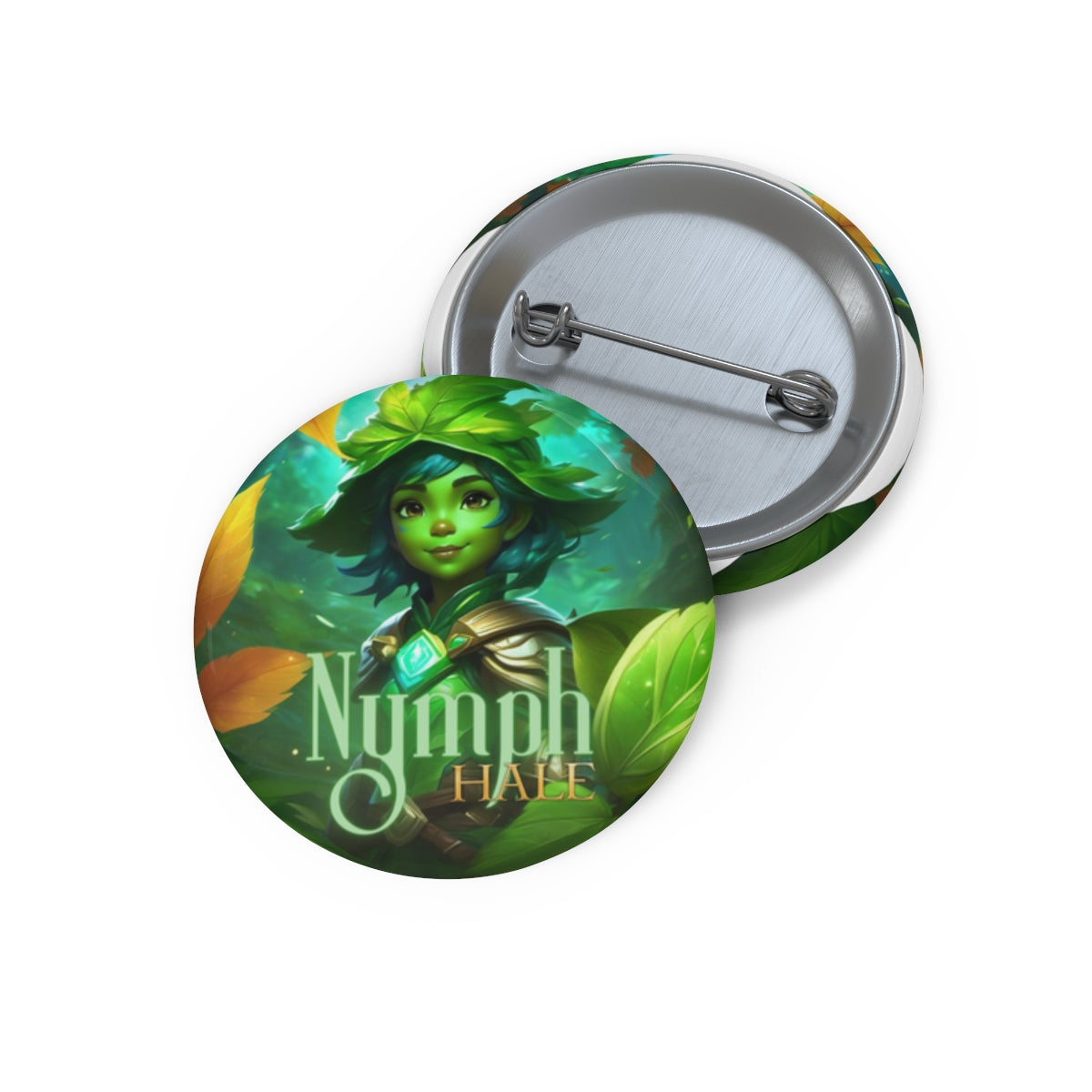 Nymph Pin Button – Embodiment of Nature's Innocence-HALE