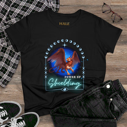 Power Of Shielding  - Graphic Cotton Tee