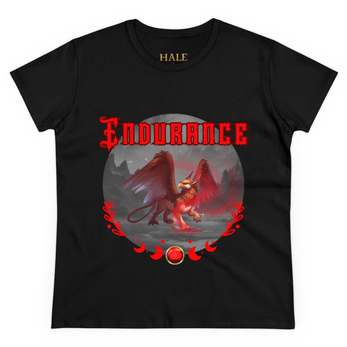 "I Am A Griffin Of ENDURANCE"- Graphic Cotton Tee-HALE
