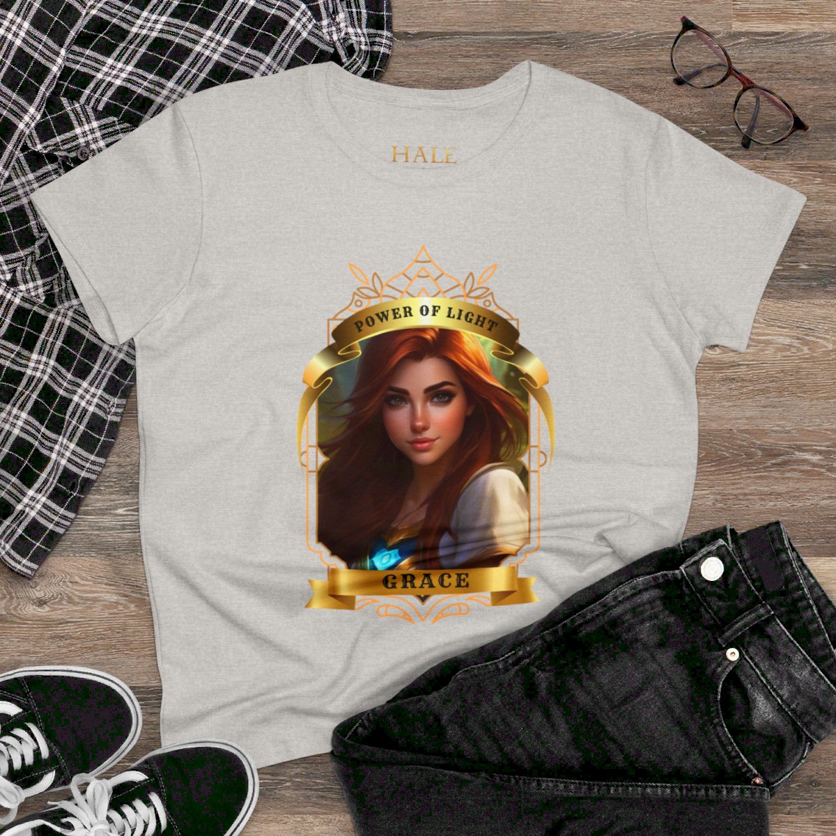 Grace, Power Of Light - Graphic Cotton Tee