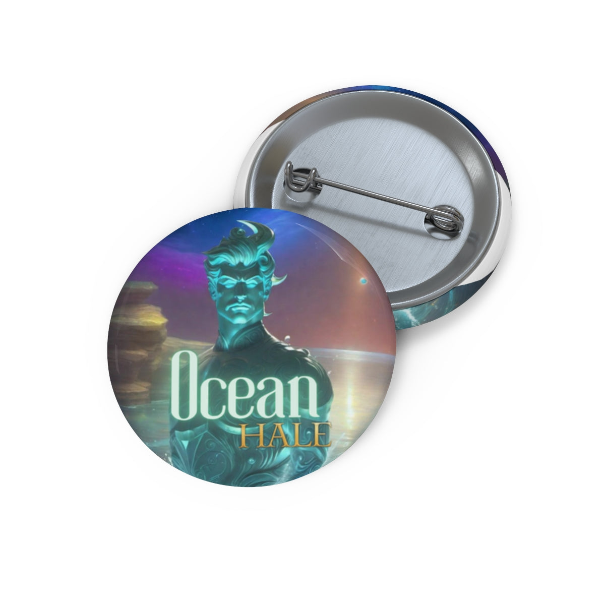 Ocean Pin Button – The Abyssal Force-HALE