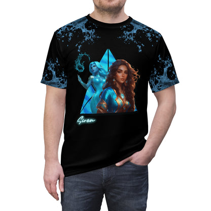 Graphic Men's Juniors' Short Sleeve T-Shirt Featuring Siren-HALE