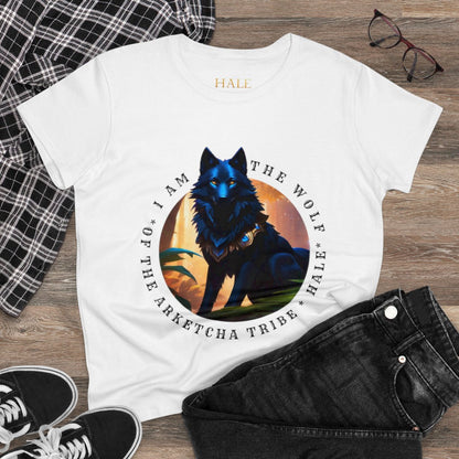 Robin, Wolf of the Arketcha Tribe - Graphic Cotton Tee-HALE