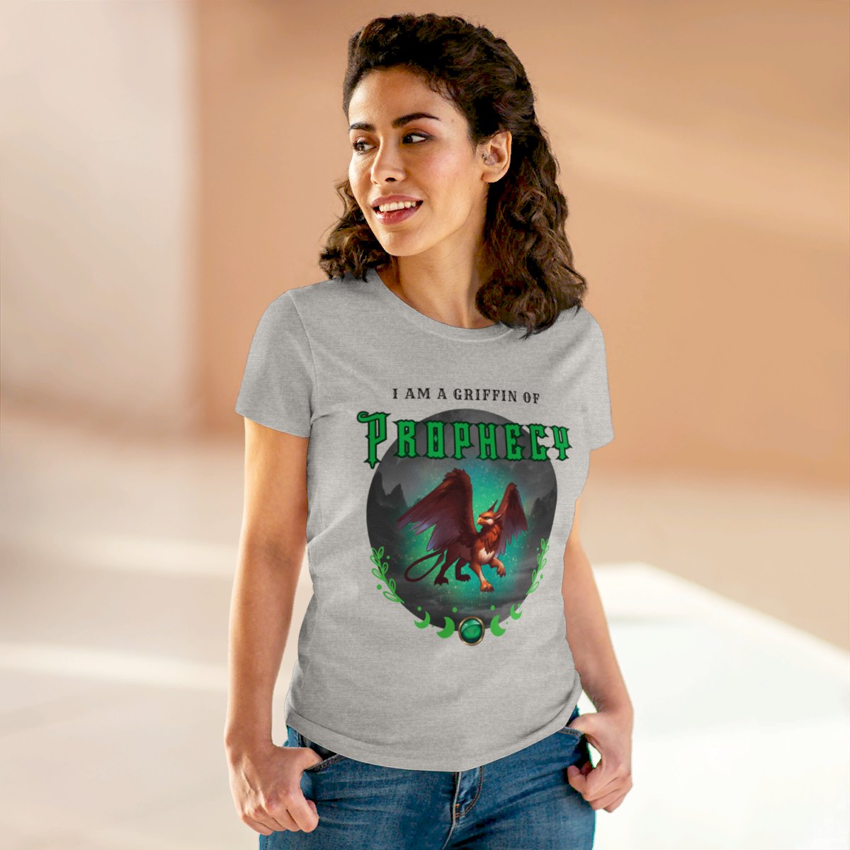 "I Am A Griffin Of Prophecy"- Graphic Cotton Tee