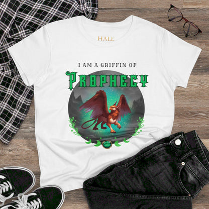"I Am A Griffin Of Prophecy"- Graphic Cotton Tee