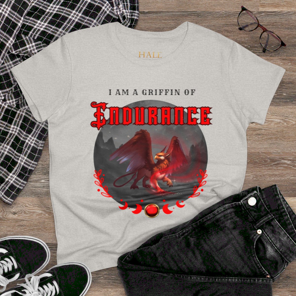 "I Am A Griffin Of ENDURANCE"- Graphic T-shirt-HALE