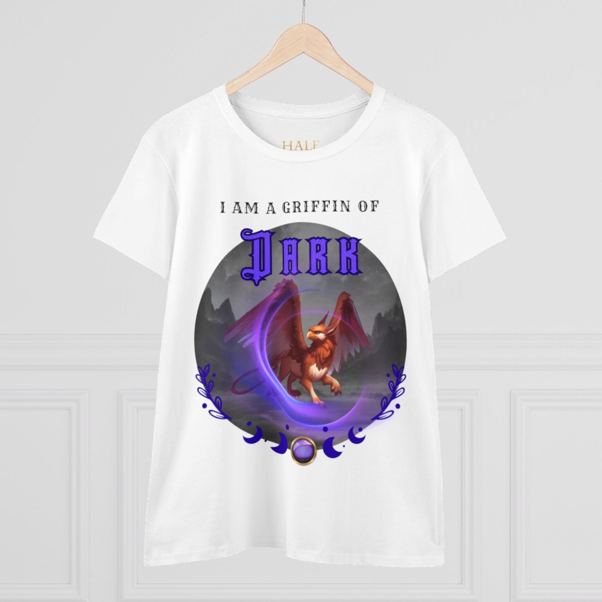 "I Am A Griffin Of Dark"- Graphic Cotton Tee