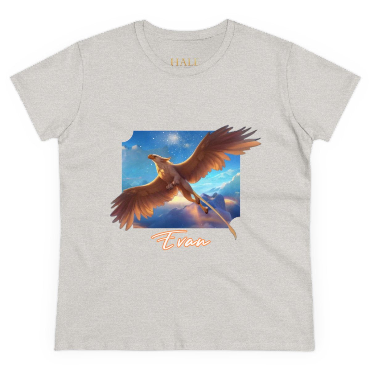 Evan - Graphic Cotton Tee-HALE