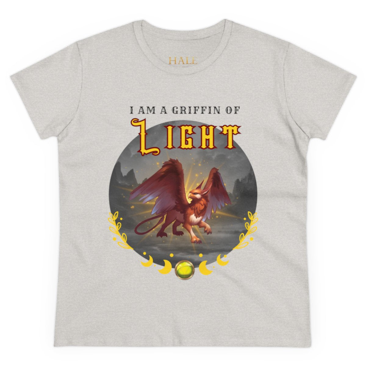 "I am a Griffin of LIGHT"- Graphic Cotton Tee-HALE