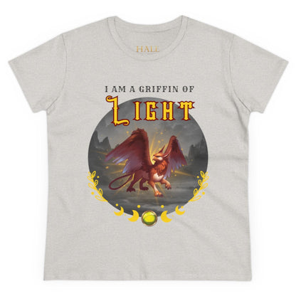 "I am a Griffin of LIGHT"- Graphic Cotton Tee-HALE