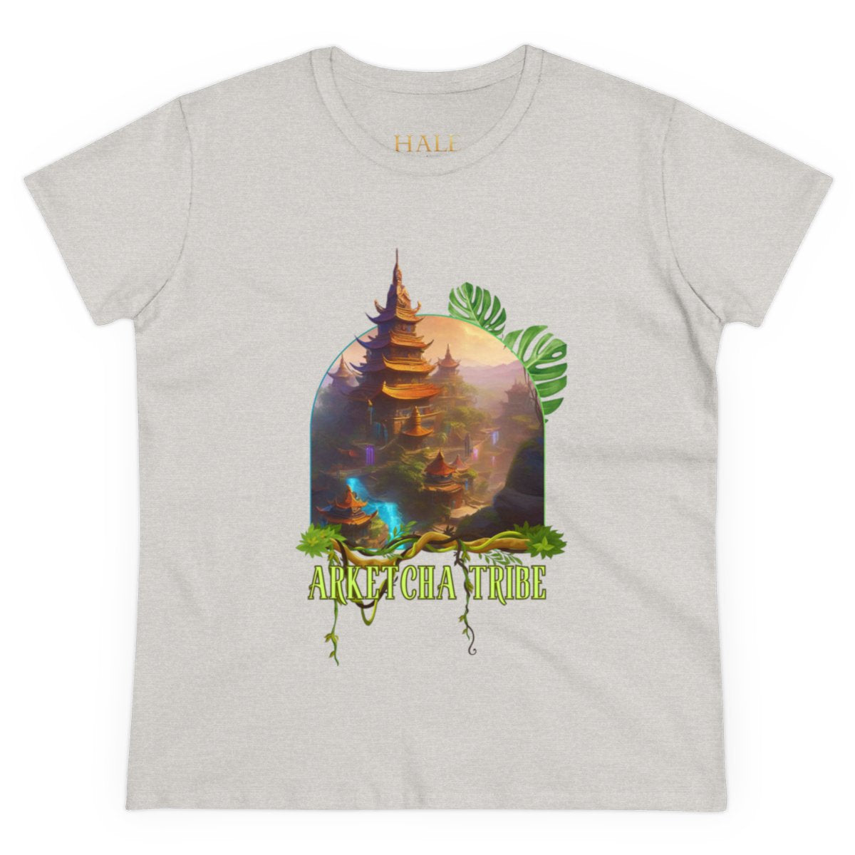 Arketcha Tribe - Graphic Cotton Tee-HALE