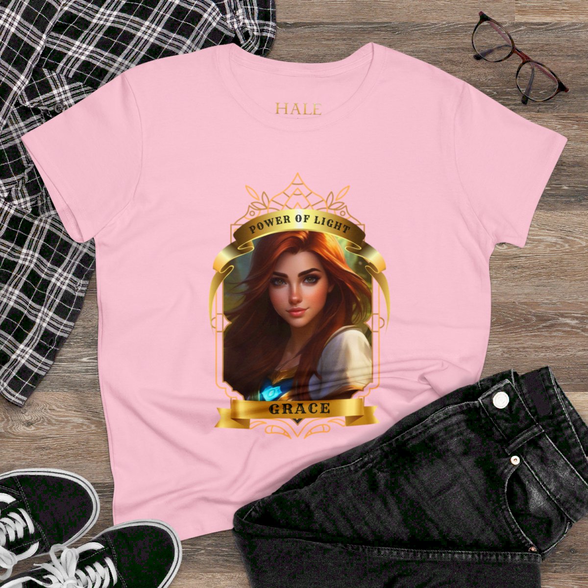 Grace, Power Of Light - Graphic Cotton Tee