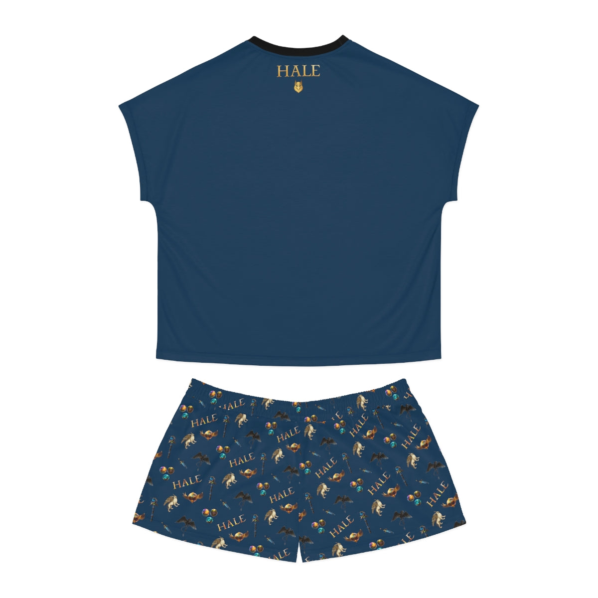 River Juniors'  Short Sleeve with Shorts Pajama Set-HALE