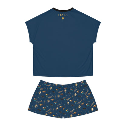 River Juniors'  Short Sleeve with Shorts Pajama Set-HALE