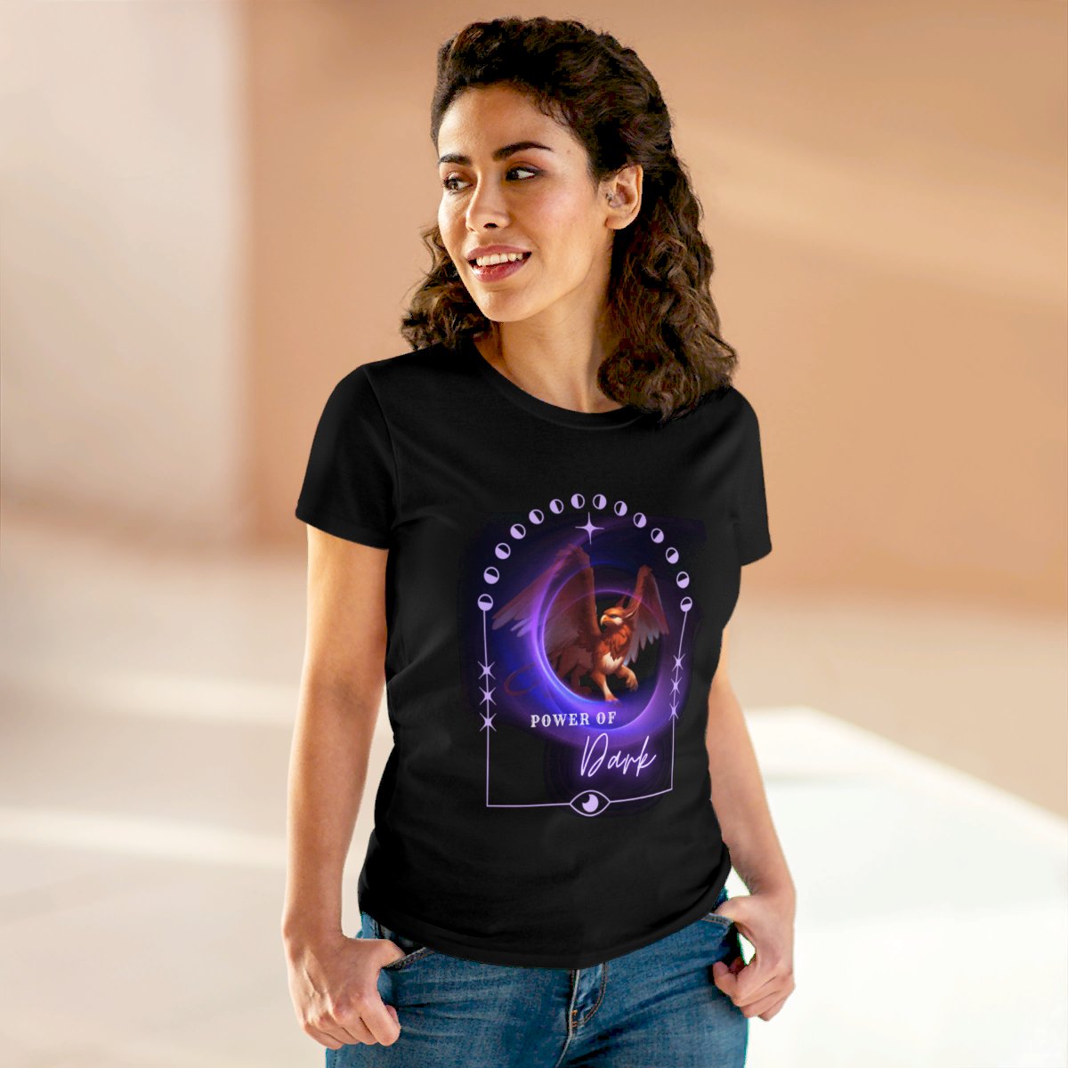 Power Of Dark  - Graphic Cotton Tee