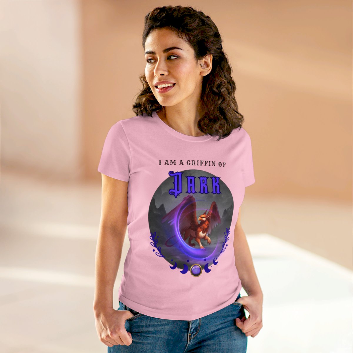 "I Am A Griffin Of Dark"- Graphic Cotton Tee