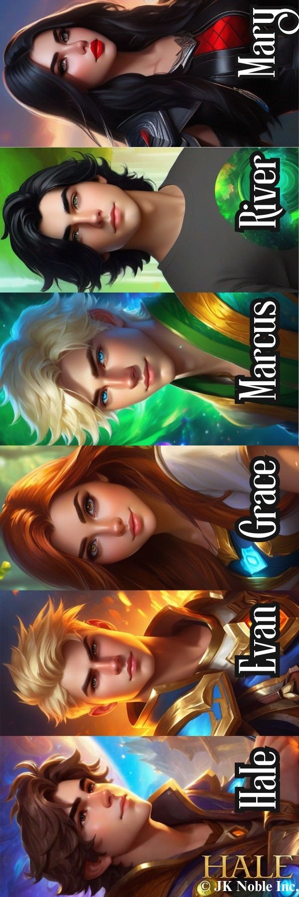 Griffin Characters - Bookmark-HALE