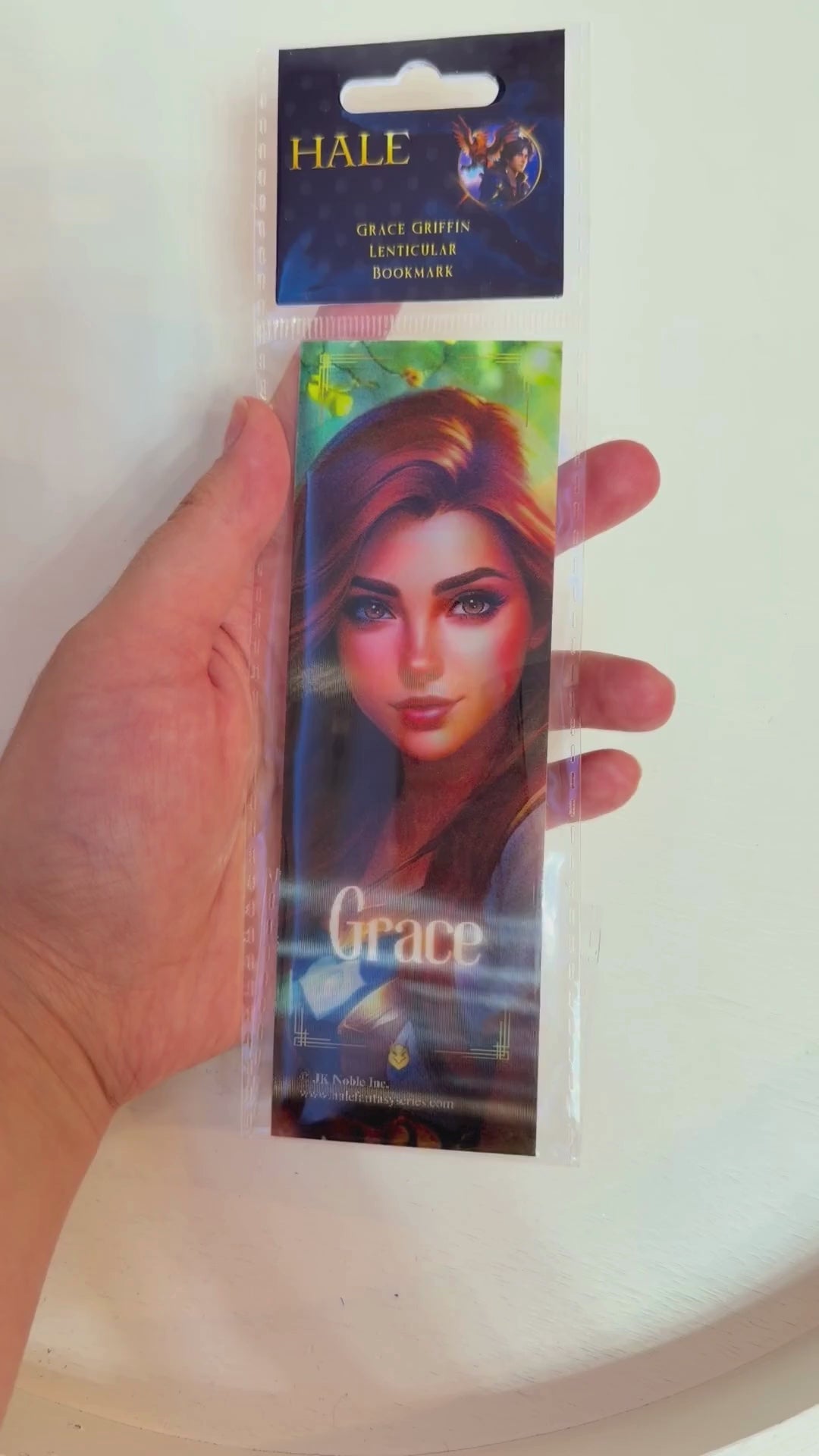 Grace lenticular bookmark video