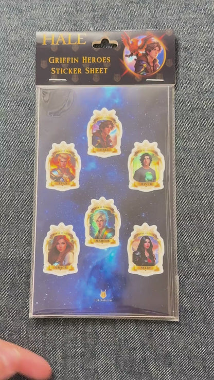 Griffin Heroes Sticker Sheet