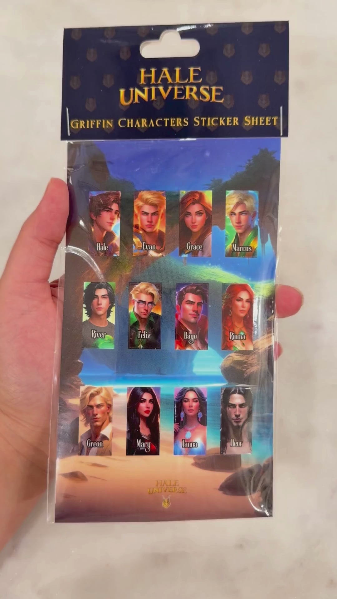 Griffin Character Sticker Sheet Video